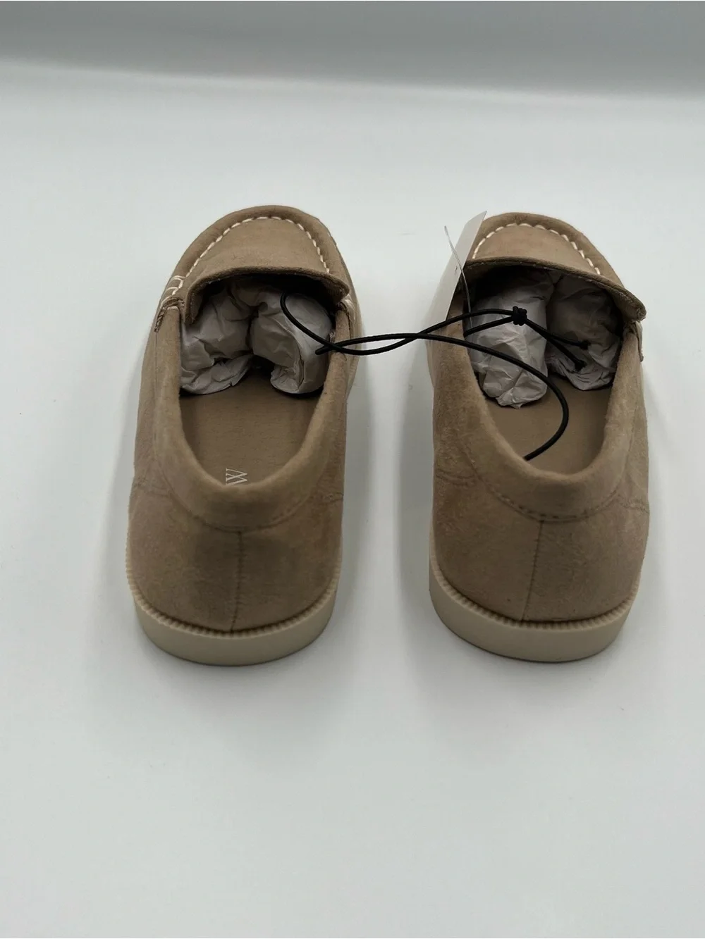 J. Crew Boys' Dusty Tan Sueded Loafers, Size 12 NWT